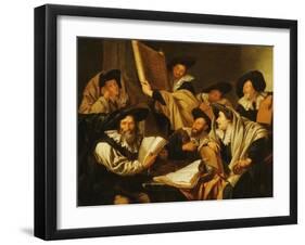 A Rabbinical Disputation-Jacob Toorenvliet-Framed Giclee Print