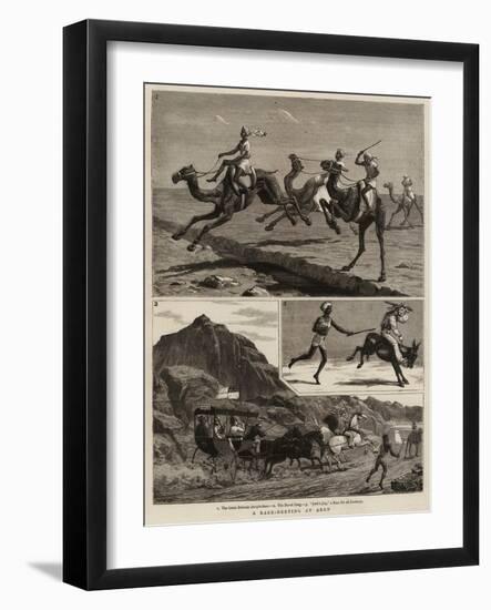 A Race-Meeting at Aden-John Charles Dollman-Framed Giclee Print