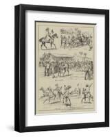 A Race Meeting in Jamaica-Frank Dadd-Framed Premium Giclee Print