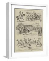 A Race Meeting in Jamaica-Frank Dadd-Framed Giclee Print