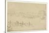 A Race of the Knavesmire at York (Pen and Ink with W/C on Paper)-Thomas Rowlandson-Stretched Canvas