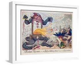 A Radical Reformer,-George Cruikshank-Framed Giclee Print