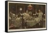 A Raid on the Dessert-Edward Killingworth Johnson-Framed Stretched Canvas