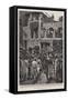 A Rain-Gambling House in Calcutta-null-Framed Stretched Canvas