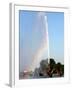 A Rainbow is Seen Behind Alster Lake in Downtown Hamburg, Northern Germany, September 12, 2006-Fabian Bimmer-Framed Photographic Print