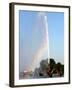 A Rainbow is Seen Behind Alster Lake in Downtown Hamburg, Northern Germany, September 12, 2006-Fabian Bimmer-Framed Photographic Print