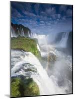 A Rainbow over Iguacu Falls in Brazil-Alex Saberi-Mounted Premium Photographic Print