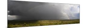 A rainbow over the savannah, Tsavo, Kenya.-Sergio Pitamitz-Mounted Photographic Print