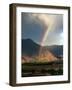 A Rainbow Reaches for the Banks of Kashmir's Dal Lake-null-Framed Photographic Print