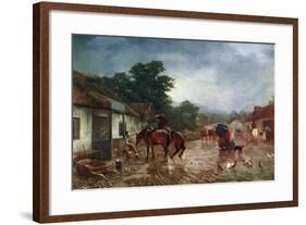 A Rainy Day, 1870-Peter Graham-Framed Giclee Print