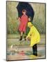 A Rainy Day, 1932-Miriam Story Hurford-Mounted Giclee Print