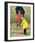 A Rainy Day, 1932-Miriam Story Hurford-Framed Giclee Print