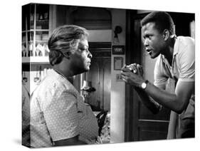 A Raisin In The Sun, Claudia McNeil, Sidney Poitier, 1961-null-Stretched Canvas