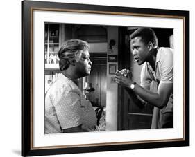 A Raisin In The Sun, Claudia McNeil, Sidney Poitier, 1961-null-Framed Photo