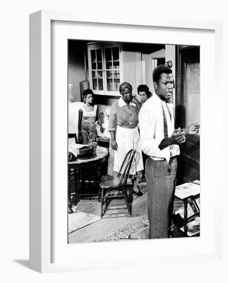 A Raisin In The Sun, Ruby Dee, Claudia McNeil, Diana Sands, Sidney Poitier, 1961-null-Framed Photo