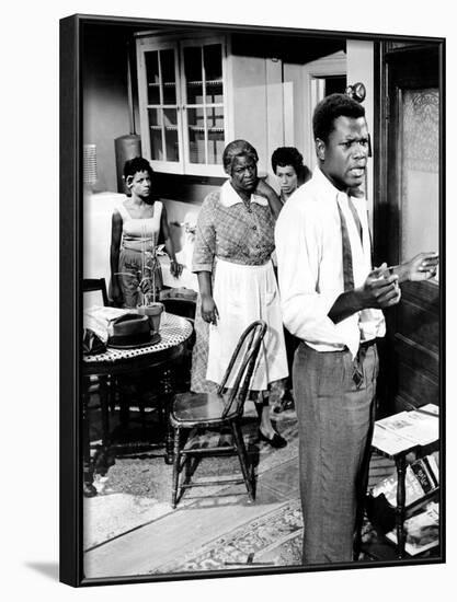 A Raisin In The Sun, Ruby Dee, Claudia McNeil, Diana Sands, Sidney Poitier, 1961-null-Framed Photo