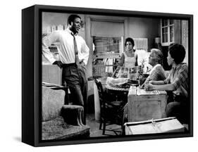 A Raisin In The Sun, Sidney Poitier, Ruby Dee, Claudia McNeil, Diana Sands, 1961-null-Framed Stretched Canvas