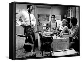 A Raisin In The Sun, Sidney Poitier, Ruby Dee, Claudia McNeil, Diana Sands, 1961-null-Framed Stretched Canvas