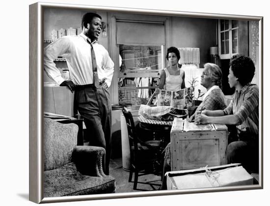 A Raisin In The Sun, Sidney Poitier, Ruby Dee, Claudia McNeil, Diana Sands, 1961-null-Framed Photo