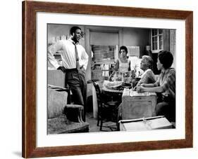 A Raisin In The Sun, Sidney Poitier, Ruby Dee, Claudia McNeil, Diana Sands, 1961-null-Framed Photo