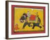 A Raja Riding an Elephant, C.1690-null-Framed Giclee Print