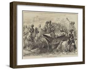 A Rajah Going in State to a Reception by the Prince of Wales at Bombay-null-Framed Giclee Print