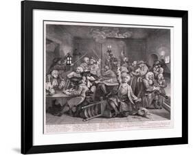 A Rake's Progress, 1735-William Hogarth-Framed Giclee Print