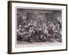 A Rake's Progress, 1735-William Hogarth-Framed Giclee Print