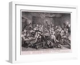 A Rake's Progress, 1735-William Hogarth-Framed Giclee Print
