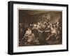 'A Rake's Progress - 3: The The Orgy', 1733-William Hogarth-Framed Giclee Print