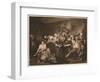 'A Rake's Progress - 3: The The Orgy', 1733-William Hogarth-Framed Giclee Print