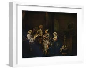 'A Rake's Progress - 5: He Marries', 1733 (1934)-William Hogarth-Framed Giclee Print