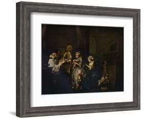 'A Rake's Progress - 5: He Marries', 1733 (1934)-William Hogarth-Framed Giclee Print