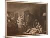 'A Rake's Progress - 8: The Mad House', 1733-William Hogarth-Mounted Giclee Print