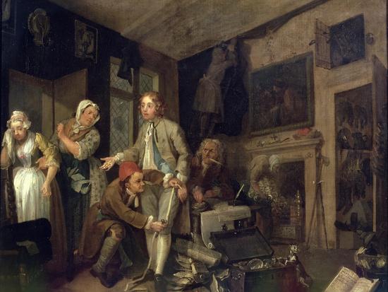 'A Rake's Progress I: the Rake Taking Possession of His Estate, 1733 ...