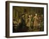 A Rake's Progress II: the Rake's Levee, 1733-William Hogarth-Framed Giclee Print