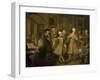 A Rake's Progress II: the Rake's Levee, 1733-William Hogarth-Framed Giclee Print