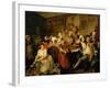 A Rake's Progress III: the Rake at the Rose-Tavern-William Hogarth-Framed Giclee Print