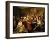 A Rake's Progress III: the Rake at the Rose-Tavern-William Hogarth-Framed Giclee Print