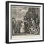 A Rake's Progress (Plate 4)-William Hogarth-Framed Giclee Print