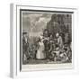 A Rake's Progress (Plate 4)-William Hogarth-Framed Giclee Print