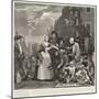 A Rake's Progress (Plate 4)-William Hogarth-Mounted Giclee Print