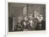 A Rake's Progress (Plate 5)-William Hogarth-Framed Giclee Print