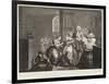 A Rake's Progress (Plate 5)-William Hogarth-Framed Giclee Print