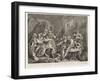 A Rake's Progress (Plate 7)-William Hogarth-Framed Giclee Print