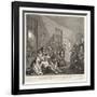 A Rake's Progress (Plate 8)-William Hogarth-Framed Giclee Print