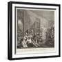 A Rake's Progress (Plate 8)-William Hogarth-Framed Giclee Print
