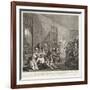 A Rake's Progress (Plate 8)-William Hogarth-Framed Giclee Print