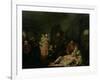 A Rake's Progress VIII: the Rake in Bedlam, 1733-William Hogarth-Framed Giclee Print