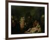 A Rake's Progress VIII: the Rake in Bedlam, 1733-William Hogarth-Framed Giclee Print